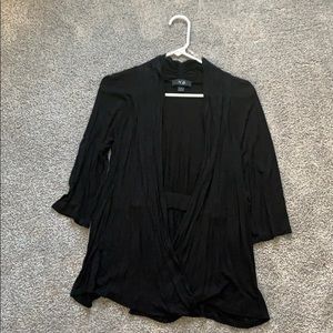 Black cardigan